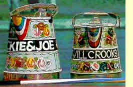  Two traditional-style water cans  